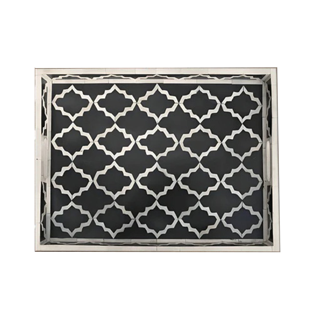 Customized Handmade Bone Inlay Serving Tray Best Gift For Any Occasion