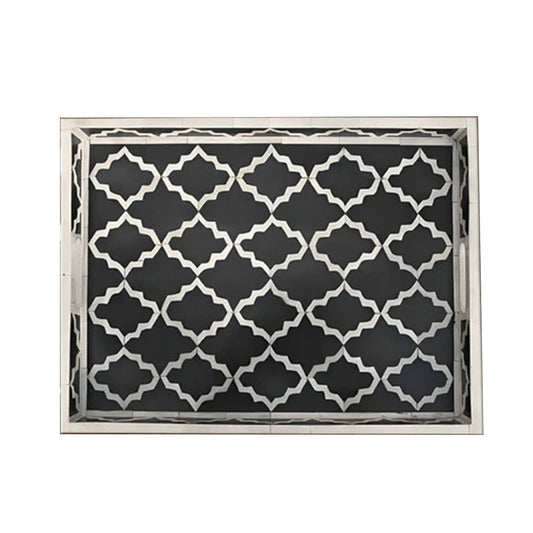 Customized Handmade Bone Inlay Serving Tray Best Gift For Any Occasion