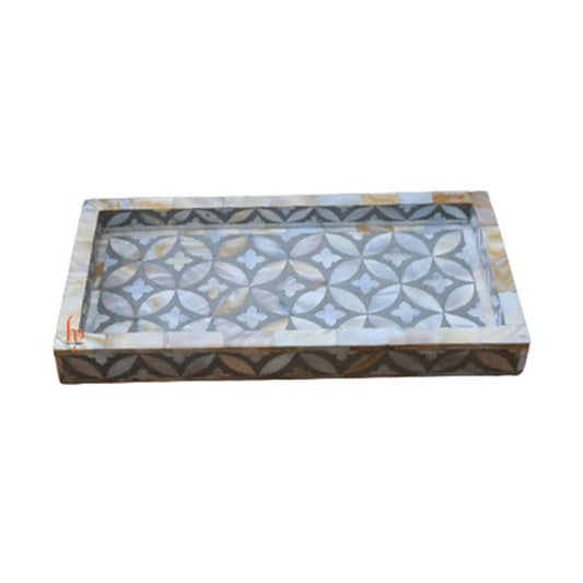 Mother Of Pearl Inlay Tray,Serving Tray,Decorative Tray,Perfect Gift for Men, Women and your Loved Ones