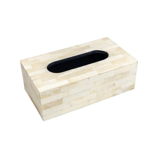 Handmade Antique Bone Inlay Tissue Box Beautifully Crafted Tissue Paper Box