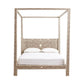 Handmade Bone Inlay King Size  Bed Frame with Headboard and pillars for Bedroom Decor