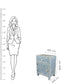 Personalized Handmade Bone Inlay Bedside Table  Home Decor Furniture Attractive Floral Design
