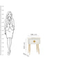 Personalized Bone Inlay Bedside Modern Furniture/ customized / Free Shipping Bone Inlay Nightstand by hp Creations