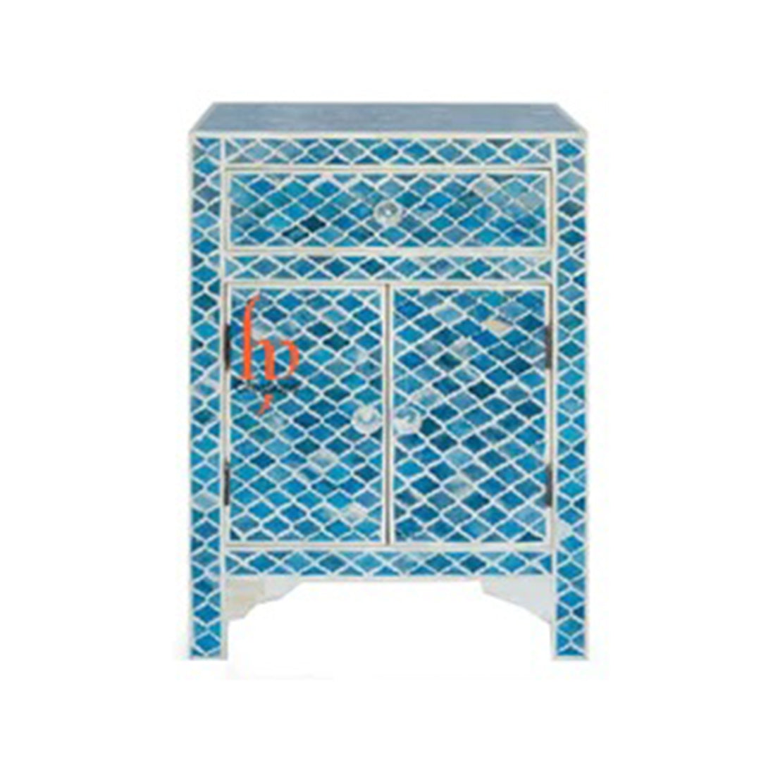 Personalized Bone Inlay Bedside Table Attractive Modern Design Attractive Look Beautifully Crafted Table