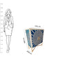 Personalized Handmade Bone Inlay Sun Burst Pattern Bar  Cabinet