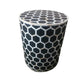 Handmade Mother of Pearl honeycomb pattern personalized stool