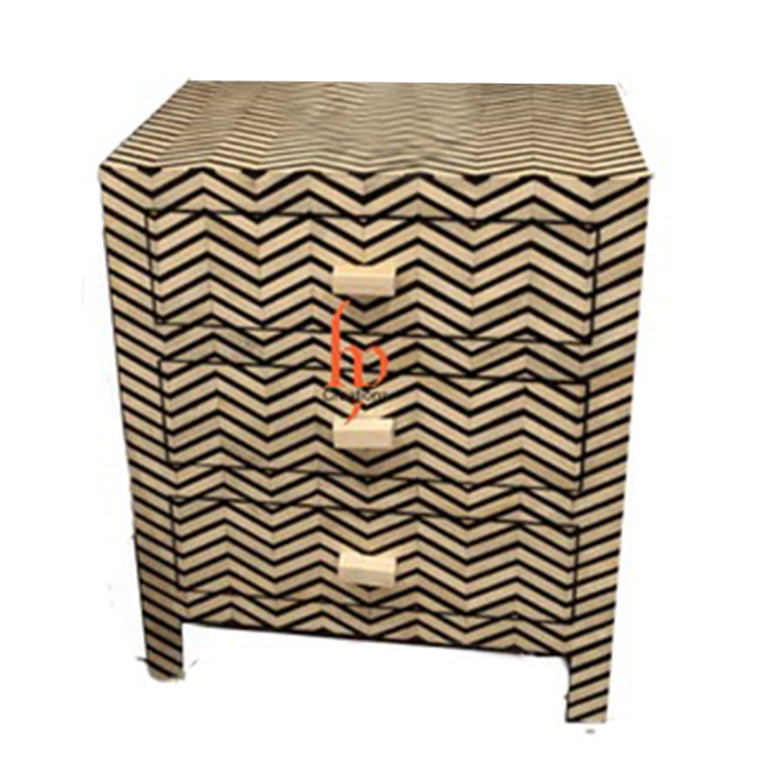 Bone inlay Bedside Table Night Stand End table for Bedroom Decor Design  by hpCreations