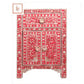 Personalized Handmade Bone Inlay Set Of 2 Bedside Tables Home Decor Furniture Attractive Floral Design Entrance Tables