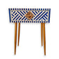 Personalized Bone Inlay Bedside Table Home Decor Purpose Attractive Design Beautifully Crafted Bedside Table/Indigo