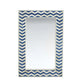 Personalized Handmade Bone Inlay Square Shaped Floral Mirror Frame Vintage Look Wall Mirror Traditional Decor Mirror Frame