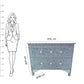 Handmade Customized Bone Inlay Chest of 2 Drawer