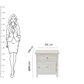 Personalized Handmade Bone Inlay Set Of 2 Bedside Tables Home Decor Furniture Attractive Floral Design Entrance Tables