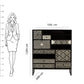 Handmade Customized Bone Inlay Bar  Cabinet
