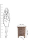 Personalized Bone Inlay Bedside/ Bedside /Cabinet /Best Home Decor Item with Floral Design
