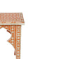 Handmade Bone Inlay Modern Antique Floral Design Stool Home Decor Furniture Beautifully Design Classic Vintage Furniture