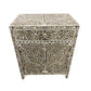 Personalized Mother of Pearl Antique Handmade Night Stand End table Furniture with Insurance