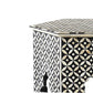 Handmade Bone Inlay Modern Antique Floral Design Stool Home Decor Furniture Beautifully Design Classic Vintage Furniture