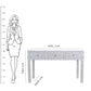 Handmade Customized Mother of Pearl Floral Pattern Console Table