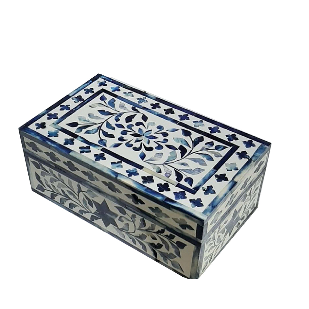 Customized Handmade Bone Inlay Jewelry Box