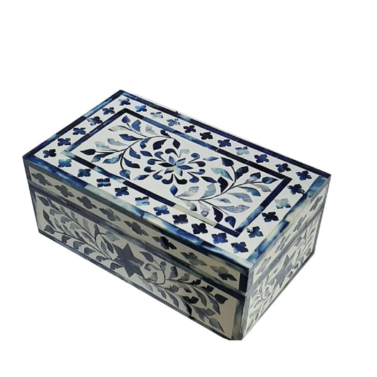 Customized Handmade Bone Inlay Jewelry Box