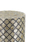 Handmade Customized Mother of Pearl Round Stool