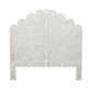 Handmade Customized Mother of Pearl Floral Pattern  Bedhead Best For Home