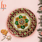 Decorative Holiday Easter Round Steel Cookie Tin/ Meenakari Cookie Tin Set of 2