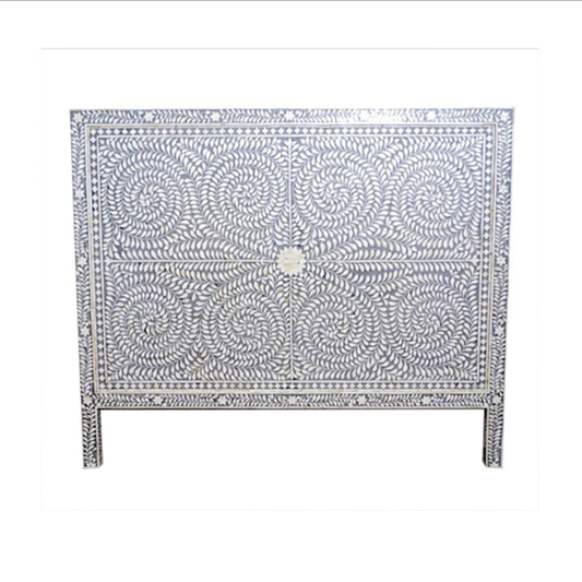 Handmade Customized Bone Inlay Bedhead Best For Home