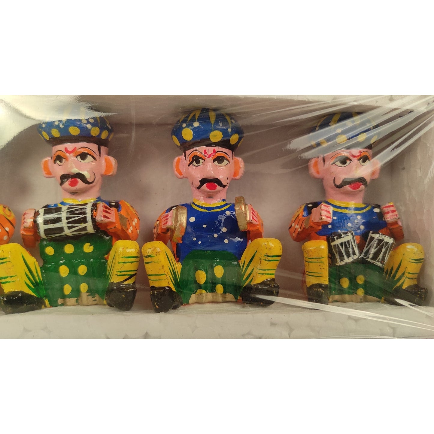 Beautiful Decorative 6 Wooden Musician Showpiece for Home Decor