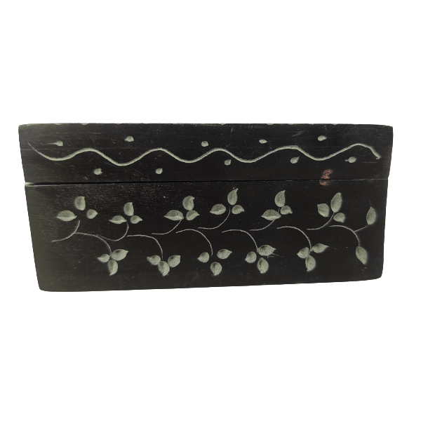 Beautiful Decorative Black Marble Small Jewelry Box