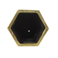 Beautiful Decorative Hexagonal Shape Small Pen Holder for Home and Office Decor