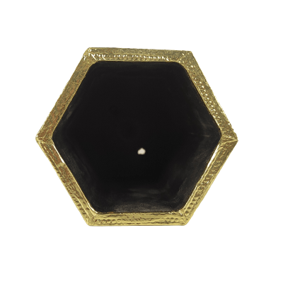 Beautiful Decorative Hexagonal Shape Small Pen Holder for Home and Office Decor