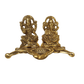 Beautiful Decorative Metal Lord Ganesh and Lakshmi Statue with Diya Stand for Home Decor
