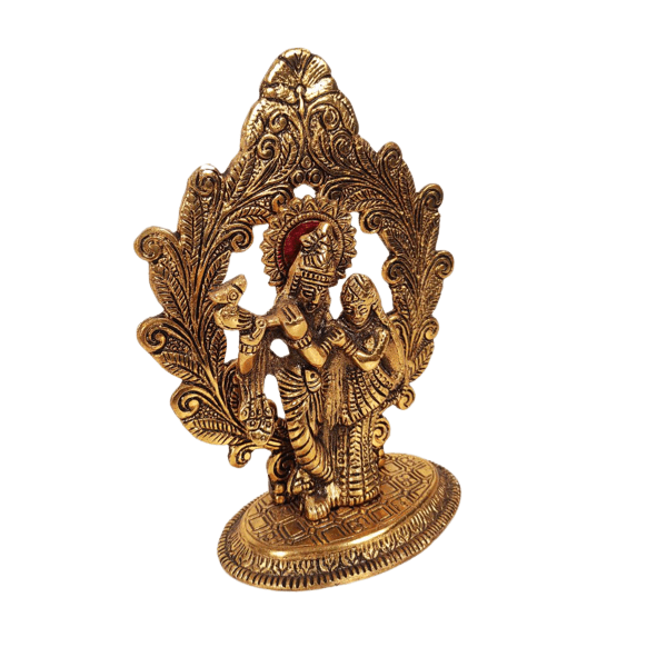 Beautiful Decorative Metal Lord Radha Krishna Statue for Home Decor