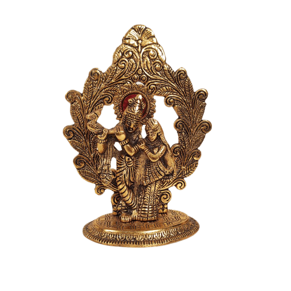 Beautiful Decorative Metal Lord Radha Krishna Statue for Home Decor