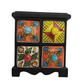 Beautiful Decorative Wooden Ceramic Chest of 4 Drawer for Home and Office Decor
