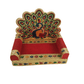 Beautiful Decorative Wooden Handcrafted with Meenakari Small SingHasan for Home Decor
