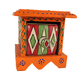 Beautiful Decorative Wooden and Ceramic 1 Drawer Small Chest for Home and Office Decor