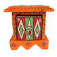 Beautiful Decorative Wooden and Ceramic 1 Drawer Small Chest for Home and Office Decor