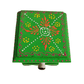 Beautiful Decorative Wooden and Ceramic 1 Drawer Small Chest for Home and Office Decor