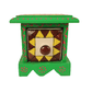 Beautiful Decorative Wooden and Ceramic 1 Drawer Small Chest for Home and Office Decor