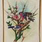 Handmade Birds Painting on Silk Fabric for Home and Office Decor