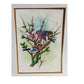 Handmade Birds Painting on Silk Fabric for Home and Office Decor