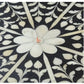 Handmade Customized  Bone Inlay Round Dinning Table