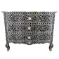 Handmade Customized Mother of Pearl Chest of 3 Drawer