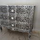 Handmade Customized Mother of Pearl Chest of 3 Drawer