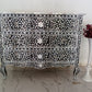Handmade Customized Mother of Pearl Chest of 3 Drawer