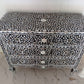 Handmade Customized Mother of Pearl Chest of 3 Drawer