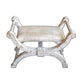 Handmade Customized Mother of Pearl Floral Pattern Stool