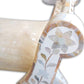Handmade Customized Mother of Pearl Floral Pattern Stool